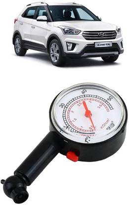 AutoKraftZ Analog Tire Pressure Gauge Creta Tyre Pressure Gauge Monitor/Tyre Inflator/Car Tyre air Pressure Gauge AKZ7907