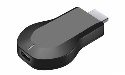 MOBILZA Black USB WiFi Adaptors/Dongle with HDMI-USB Output for All LCD | LED | Smart TV Full HD TV Stick Media Streaming Device