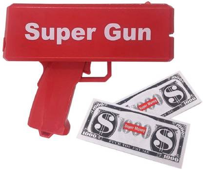 KANCHAN TOYS Super Money Cannon Cash Gun For Parties and Fun Money Gun