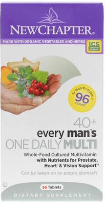New Chapter Every Man's One Daily Multivitamin 40+ -- 96 Tablets