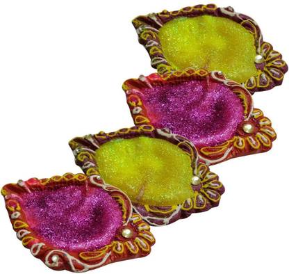 MERMAID Diwali Candles Diya set of 4 Candle