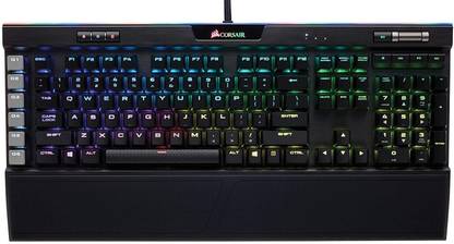 Corsair K95 RGB Platinum Mechanical, Backlit RGB LED, Cherry MX Speed Wired USB Standard Gaming Keyboard Compatible with Desktop, Laptop, Mac