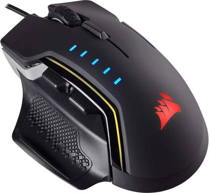 Corsair Glaive Backlit RGB LED, 16000 DPI Wired Ambidextrous Optical  Gaming Mouse