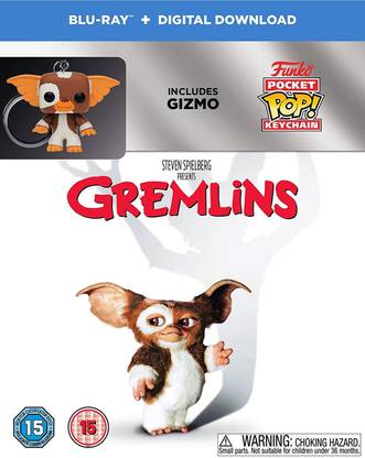 Gremlins: Collector's Edition (Blu-ray + Digital Download Includes Gizmo + Funko Pocket Pop! Keychain) (Slipcase Packaging + Region Free + Fully Packaged Import)