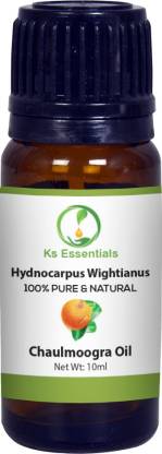 Ks Essentials 100% Pure Chaulmoogra Oil (Hydnocarpus wightiana) Natural Therapeutic Grade