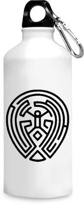 MOTIVATE BOX India Stickman maze like bulb design printed sipper bottles - 750 ml. 750 ml Aluminium Sipper