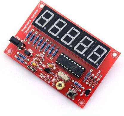arduino M364 Crystal Oscillator Frequency Counter Meter 1Hz-50MHz Digital LED DIY Kits Timer Counter and Clock Electronic Hobby Kit