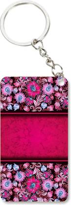 Tip 'n' Top Designer girlish looking stylish rectangular keychain Key Chain