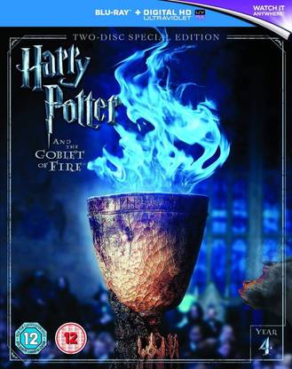 Harry Potter and The Goblet of Fire - Year 4 (Blu-ray + Digital Download + UV) (2-Disc Special Edition) (Slipcase Packaging + Region Free + Fully Packaged Import)