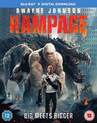Rampage (Blu-ray + Digital Download) (Slipcase Packaging + Region Free + Fully Packaged Import)
