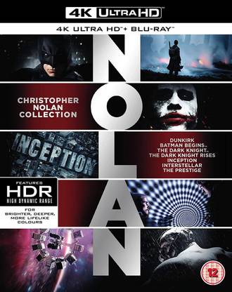 Christopher Nolan Collection (4K UHD + Blu-ray) (21-Disc Box Set) (Fully Packaged Import) (Region Free)