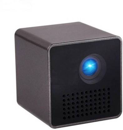 sourceindiastore wifi cube projector lite Portable Projector (Black)Connect with mobile Also (30 lm) Portable Projector