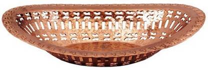 IndianArtVilla Copper Bread Basket