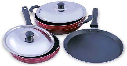 Nueva Induction Bottom Non-Stick Coated Cookware Set