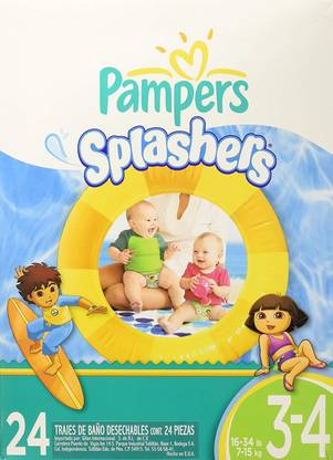 Pampers Splasher-Size 3-4,24 count - M