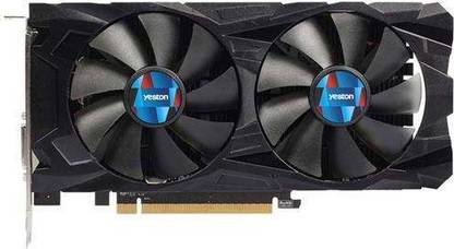 SPACE AMD RX550 4GD5 128Bit Graphics Card LED Backlit Double Fans With HDMI DP DVI Interface 512SP GDDR5 4 GB AMD/ATI Chipset 128 0 Graphics Card