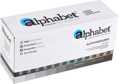 Alphabet 505a 280a Black Ink Toner Alphabet Flipkart Com