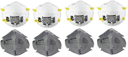 3M Particulate Respirator 9000ing with 8210-N95 (Pack of 4)