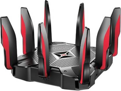 TP-Link Archer C5400X Gaming Router 2.4 GHz, 5 GHz 5400 Mbps Wifi Speed Tri Band External Antenna Ethernet (Cable Broadband)