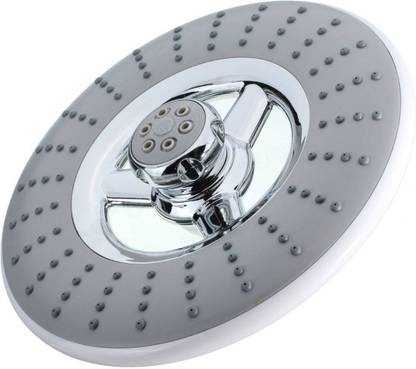LOGGER - 220Mm (9" Dia Approx.) Trivago Dual Function 6 Jets Adjustable & Rain Spray Round Shower Head