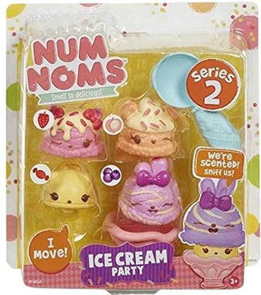 MGA Entertainment Num Noms Series 2 - Scented 4-Pack - Ice Cream Party
