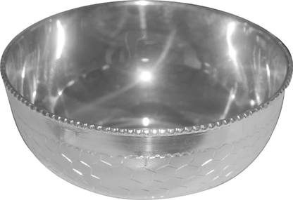 krishna fancy jewellers Silver Cereal Bowl krishna fancy pure silver and designer silver bowl