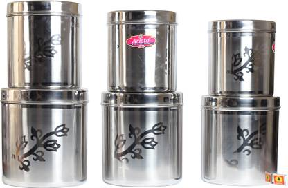 Aristo Steel Grocery Container  - 10500 ml, 13000 ml, 9000 ml, 12000 ml, 14000 ml, 16000 ml