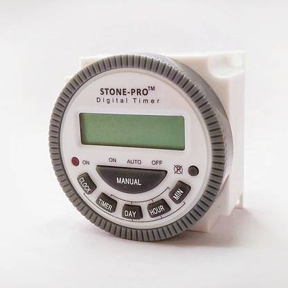 STONE-PRO TM-619H-2 30 Amps High Quality Digital Programmable Timer 4 pin - 18 Programs - replaceable battery Programmable Electronic Timer Switch