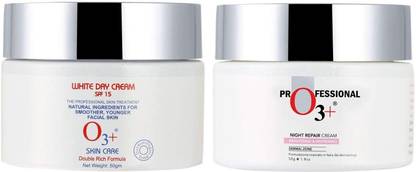 o3 plus Whitening Brightening Day Cream and Night cream Combo