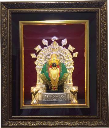 ordain energy 3D Structure LED Wall Frame Of goddess Mahalakshmi Kolhapur Religious Frame