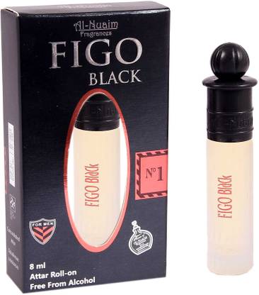 Al Nuaim Figo Black Floral Long Lasting Floral Attar