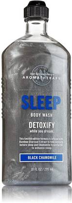 BATH & BODY WORKS Aromatherapy Sleep - Detoxify - Black Chamomile Body Wash - 10 Oz