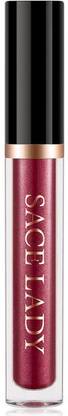 SACE LADY SL436-17 Burgundy : Ultra Lasting Metalic Waterproof Liquid Lipstick