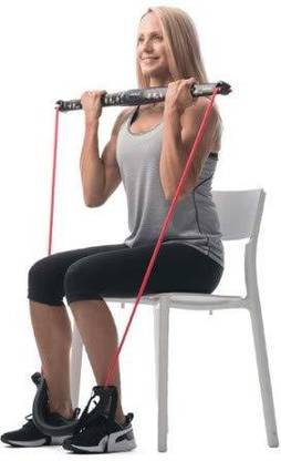 Continental Gym Portable Strength for Men & Women (Black+red) (1 Pcs Set) (ITN-728-113) Resistance Tube