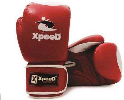 पीपीड Contest Durable Leather Fight Training मुक्केबाजी के दस्ताने