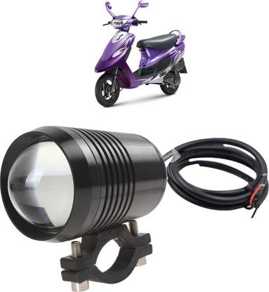 AutoKraftZ Bike Motorcycle Focus U2 Spot Black Waterproof 1LED Head Light Lamp For ScootyPep+ Fog Lamp Motorbike, Truck, Car LED for TVS (12 V, 8 W)
