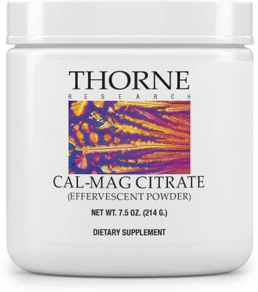 Thorne Cal-Mag Citrate Effervescent Powder 8 oz (227 g)