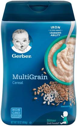 GERBER Multigrain Cereal - 454g (16oz) Cereal