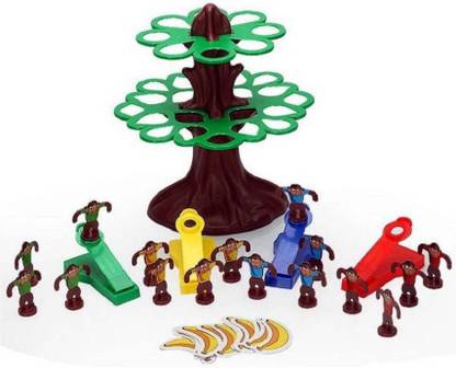 Bluwings Jumping Monkeys on Tree Board Game toy For Children(Min. Age 5yrs) Party & Fun Board Game