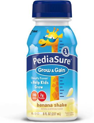 Pediasure Grow & Gain 237ml (8oz) - Banana Shake