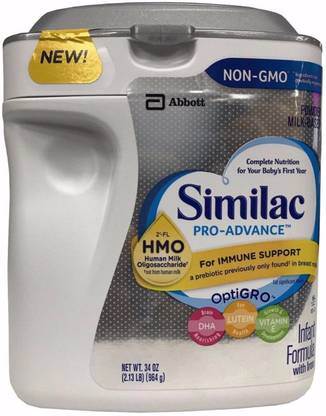 SIMILAC Pro-Advance Infant Formula (HMO) (Non-GMO) - 964G (34oz) (USA)