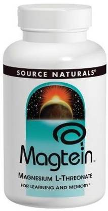 Source Naturals Magtein Magnesium L-Threonate 667 mg 180 Capsules