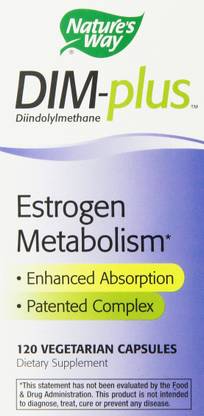 Nature's Way DIM-plus Estrogen Metabolism 120 Veggie Caps