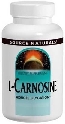 Source Naturals L-Carnosine 500 mg 60 Tablets