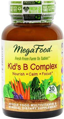MegaFood Kid's B Complex - 30 Tablets