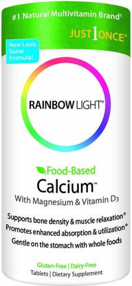 Rainbow Light Food-Based Calcium' - 180 Tablets