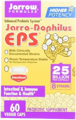 Jarrow Formulas Jarro-Dophilus EPS 25 Billion 60 Veggie Caps