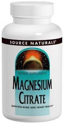 Source Naturals Magnesium Citrate 133 mg 180 Capsules