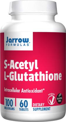 Jarrow Formulas S-Acetyl L-Glutathione 100 mg 60 Tablets