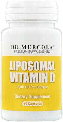 Dr. Mercola Liposomal Vitamin D - 5000 IU - 30 Capsules